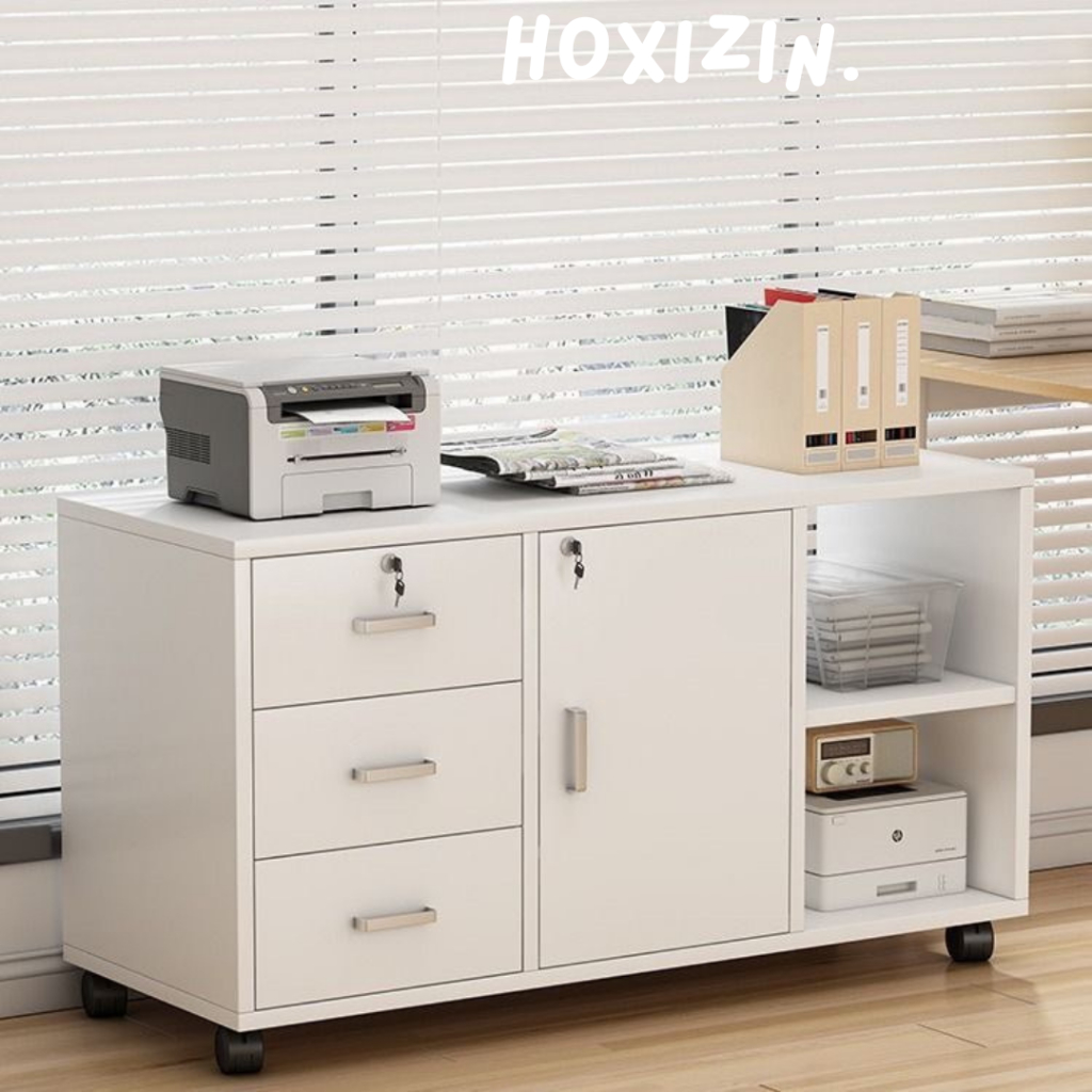 ตู้เอกสารมีกุญแจล็อค Files Cabinet ตู้เก็บของอเนกประสงค์ ชั้นวางของออฟฟิศ สวยมินิมอล แข็งแรง