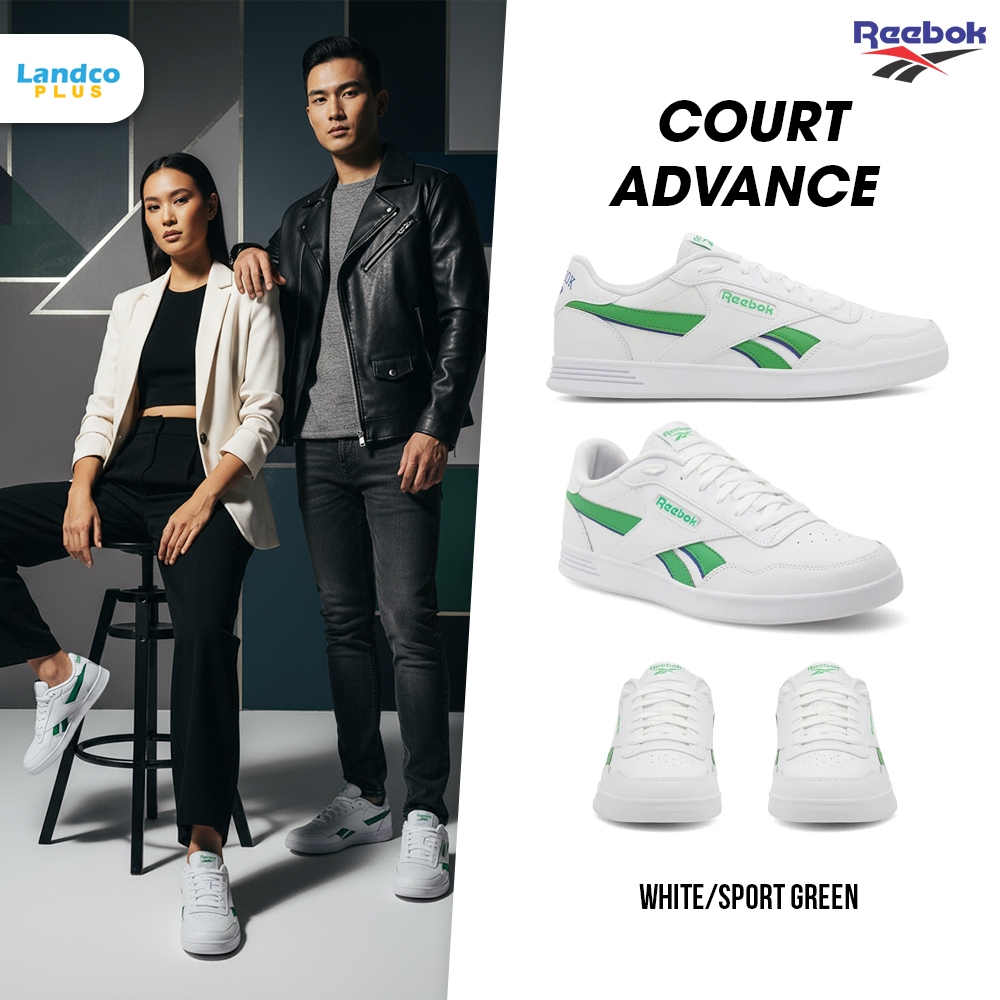 Reebok รีบ็อก รองเท้าผ้าใบ รองเท้าลำลอง สีขาว UX Court Advance 100074276 (2390)