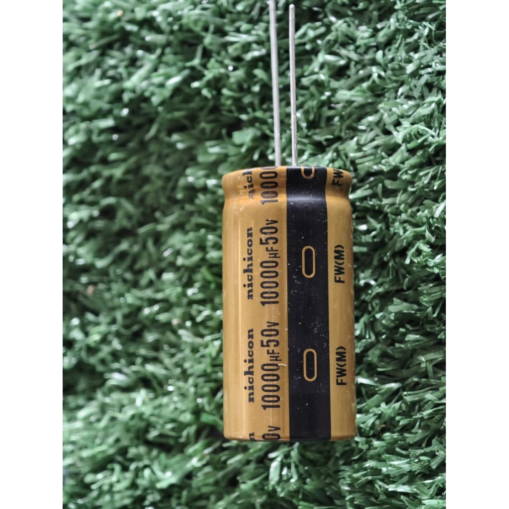Nichicon FW10000UF 50V ขนาด 25 * 50 สีทองคาปาซิเตอร์เกรด audio
