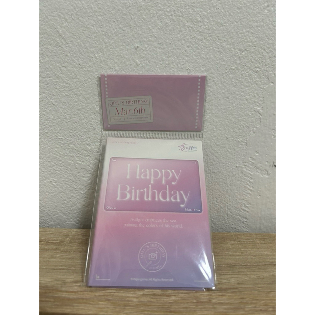 [พร้อมส่ง] โพลารอยด์ วันเกิด Rafayel 2025 Love and Deepspace