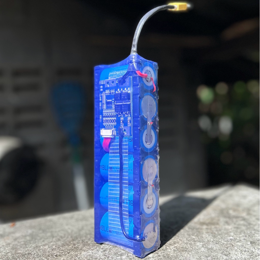 แบตเตอรี่ LiFePo4 6s 6A แพ๊ค แบตลิเที่ยม 21.9v 6แอมป์ แบตลำโพงบลูทูธ diy เฉพาะแบตเตอรี่แพ็คเท่านั้น