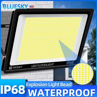 Bluesky ไฟสปอตไลท์ LED หลอดไฟ LED กันน้ำและกันฟ้าผ่า IP68 แหล่งจ่ายไฟฟ้าภายในบ้าน 220V ไฟสปอตไลท์รูปตัว L
