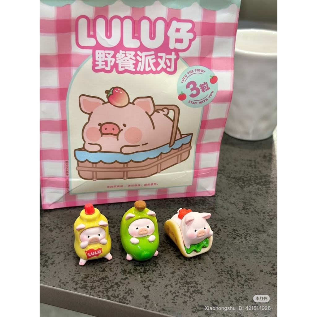 🔥พร้อมส่งจากไทย🔥Lulu the piggy 1box 12ซอง36ชิ้น