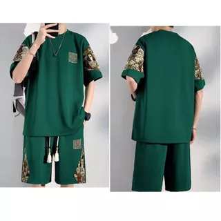 🆕COD🆕ไซส์ใหญ่ชุดสูทผู้ชาย เสื้อ+กางเกง ชุดSet2ชิ้น นุ่มลื่น ใส่สบาย ไม่ร้อน ไม่อึดอัด 3 สีใหม่ให้ เหมาะกับฤดูร้อน