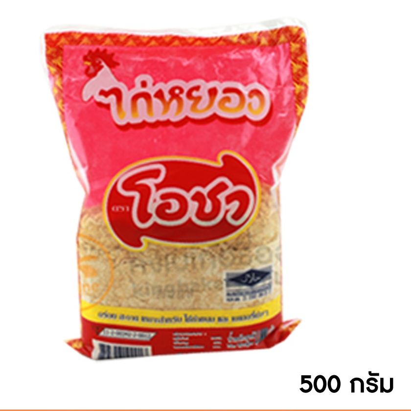 ไก่หยองโอชา ขนาด 500 กรัม  เซท 10 ถุง