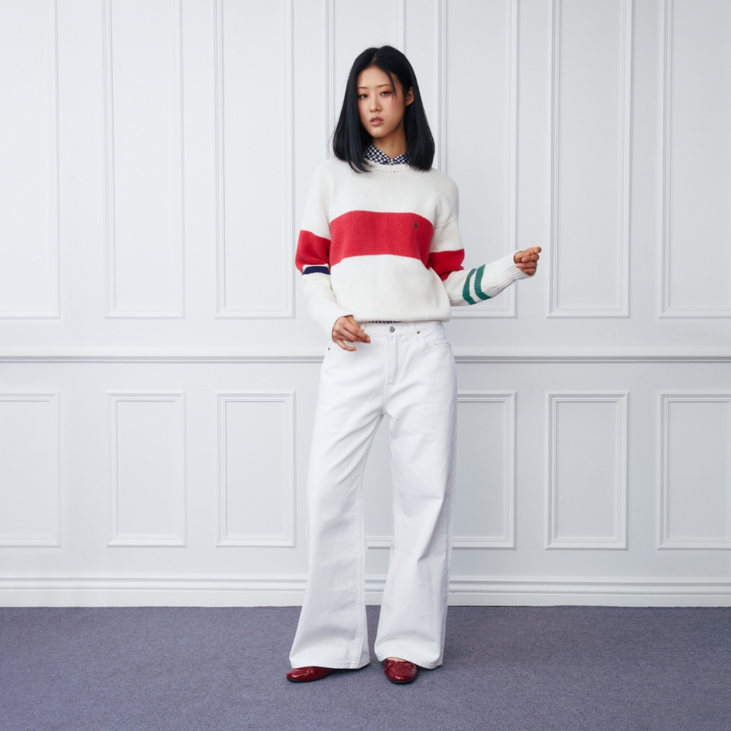 Thedenim Deep Oceans Collection : Sky Fade (ยีนส์ขาว ยาวสุด 40.5-41.5***)