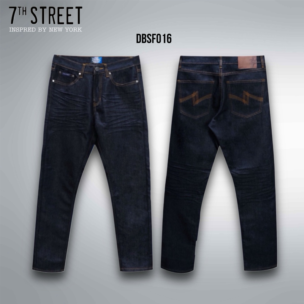 กางเกงยีนส์ขายาว 7th Street (ของแท้) รุ่น Denim Slimfit Jeans DBSF016