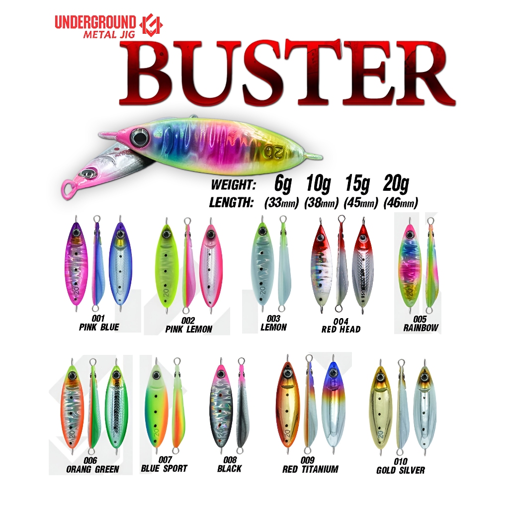 เหยื่อปลอม  Lure Factory  รุ่น Buster