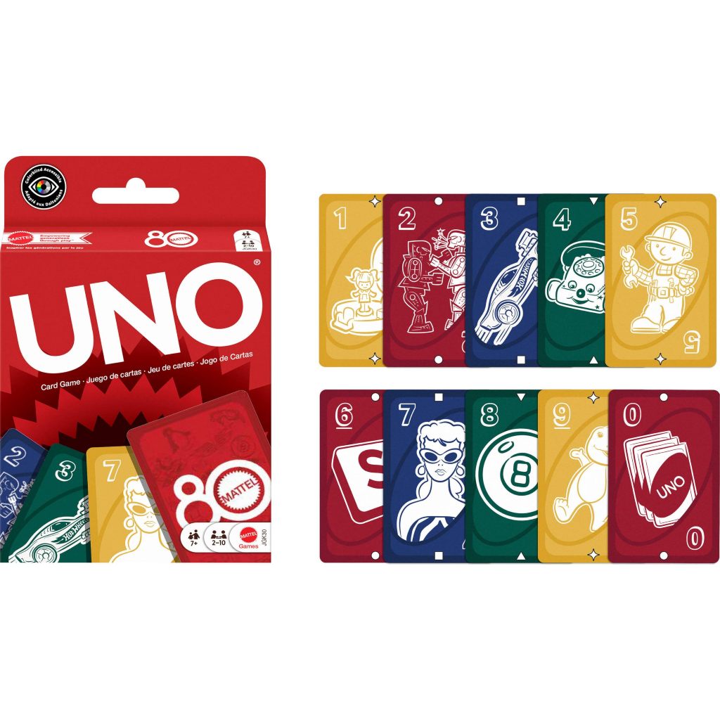 การ์ด UNO MATTEL 80TH (Uno เกมการ์ด อูโน่ 80 ปีแมทเทล)