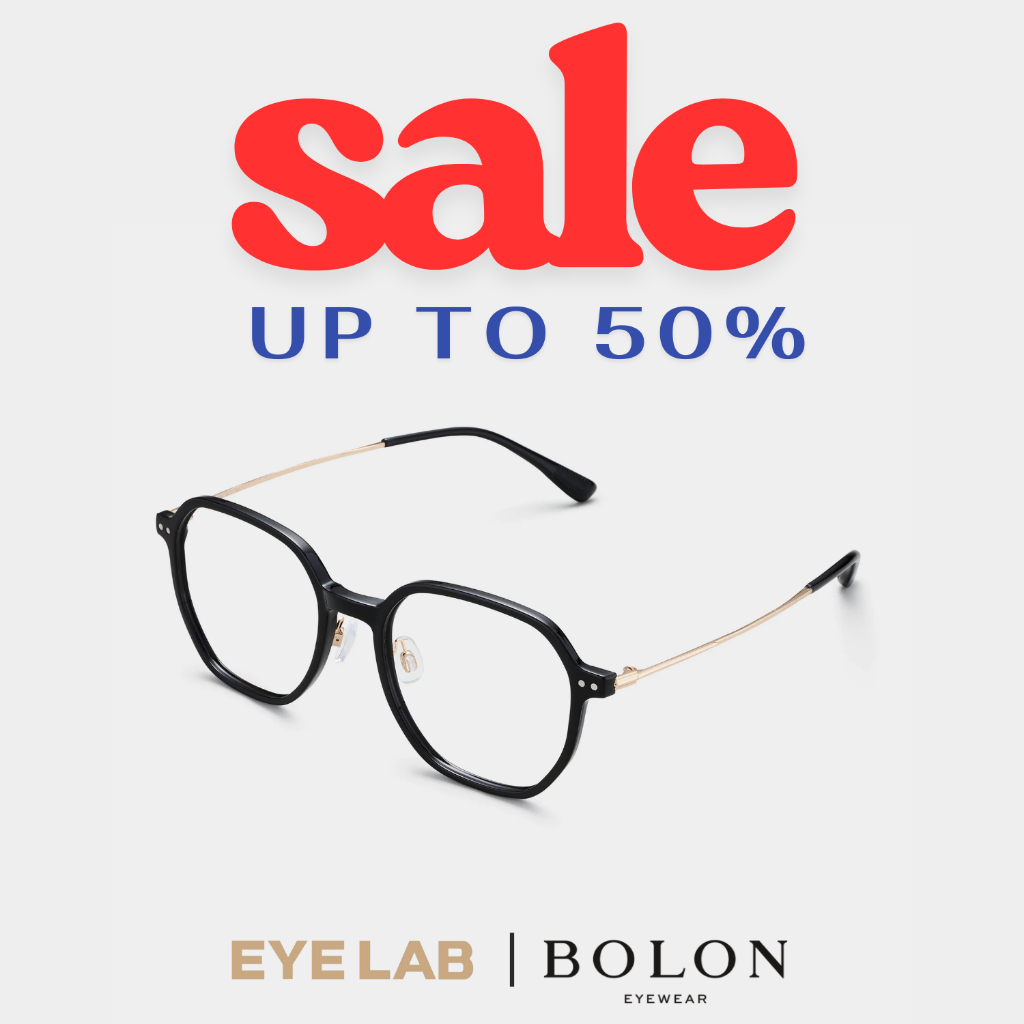 SALE 50% BOLON OSAKA BJ5109 B10 / กรอบแว่นตา / กรอบแว่นแบรนด์ / โบลอน / แว่นกรองแสงออโต้ / แว่นสายตา