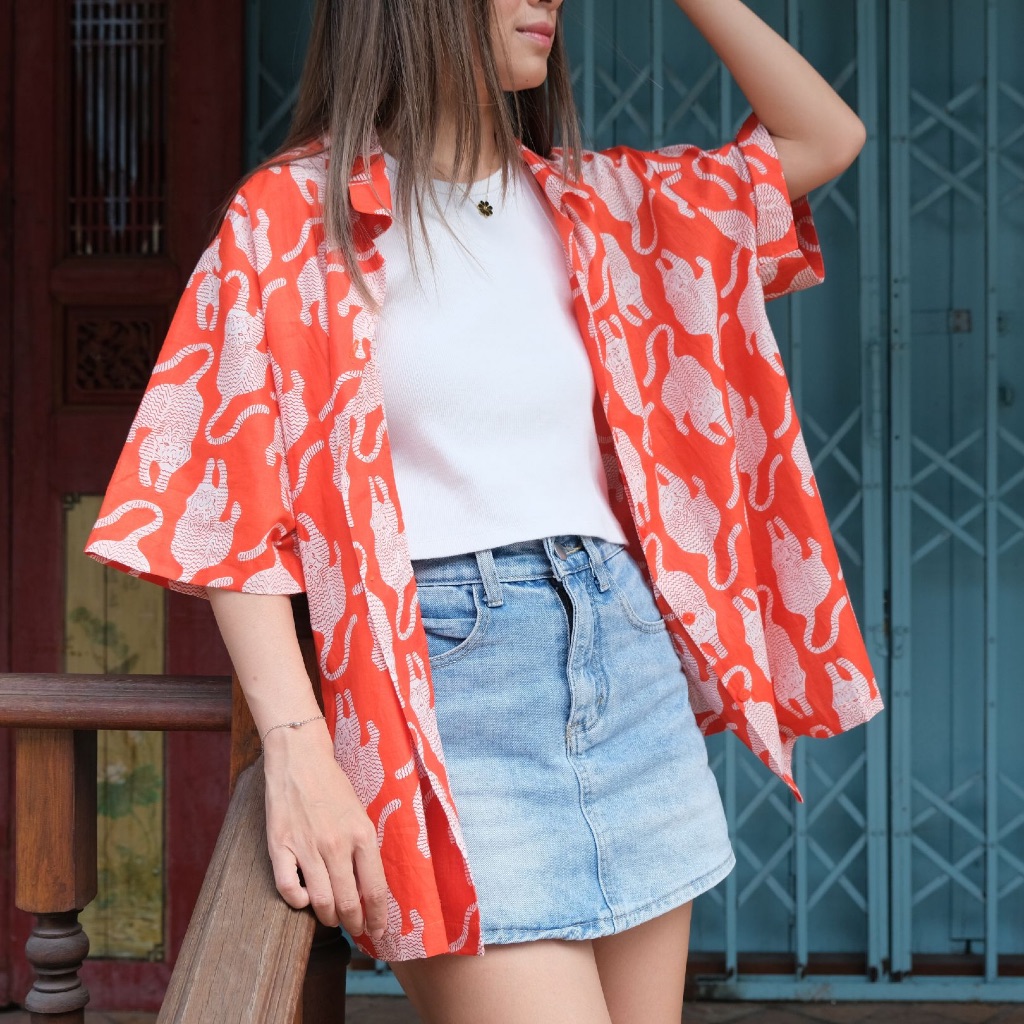 Tiger & Rose Hawaiian Shirt