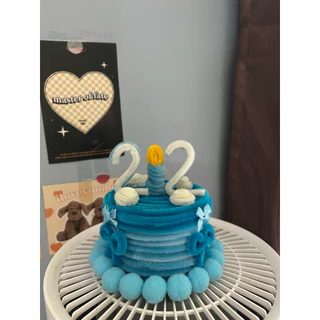 🎂✨ เค้กลวดกำมะหยี่เปิดใส่ของได้ ของขวัญวันเกิด พร้อมกล่อง🎂