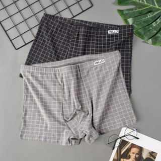 รายการยอดนิยม กางเกงในบ๊อกเซอร์ผู้ชาย ลายตาราง 2 ตัว/เซ็ต สี…
