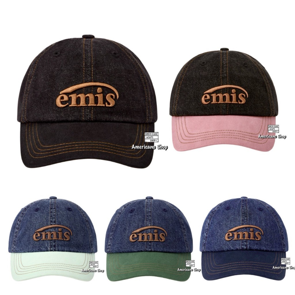 หมวกแก๊ป E10 Denim Cap ผ้ายีนส์เกาหลี มี หลากหลายสี ใส่ได้ทั้งชายหญิง (ส่งจากไทย)