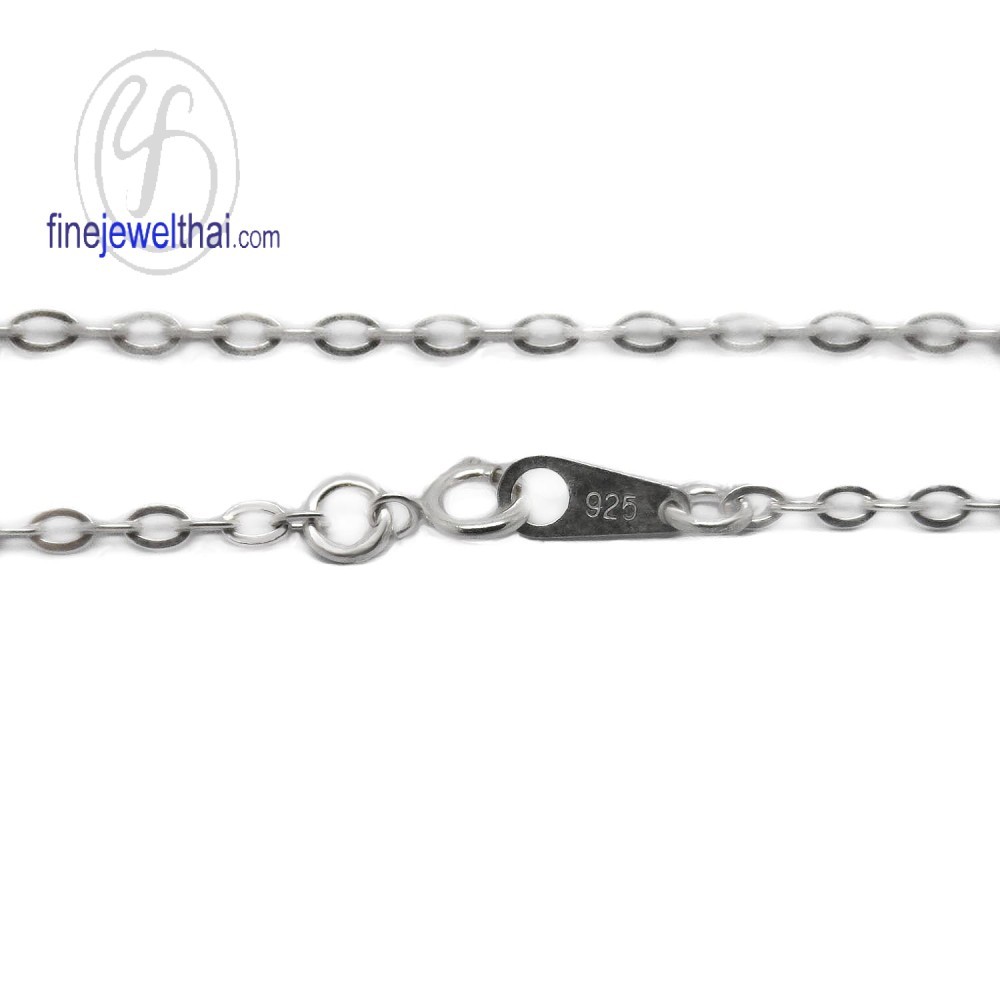Finejewelthai สร้อย-สร้อยคอ-สร้อยคอเงิน-เงินแท้-Silver-Chain-Necklace - LCH050