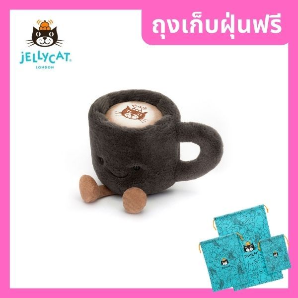 JELLYCAT Coffee Cup jellycat ตุ๊กตา ของแท้ 100% 💯 [การจัดส่งจากประเทศไทย]