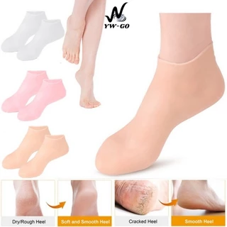 ทุกคู่ ถุงเท้าซิลิโคน Silicone socks ถุงเท้าสปา ดูแลผิวเท้า ให้ความชุ่มชื้น ป้องกันส้นเท้าแตก G3143