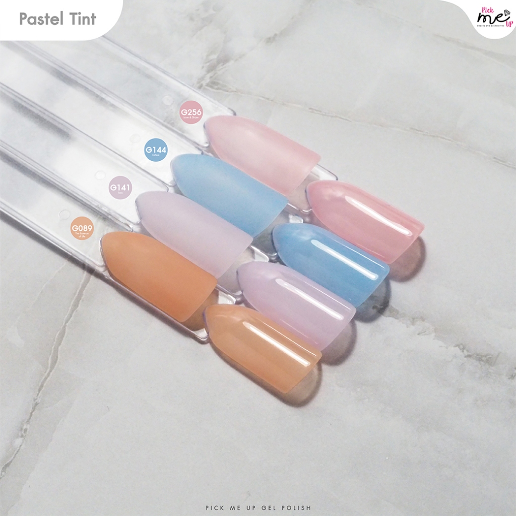 Pick Me Up สีเจลทาเล็บไซรัปนีออน พาสเทล 15ml เพ้นท์ได้ปลอดสารอันตราย เด็ก 3+และคนท้องทาได้ แบรนด์ไทย