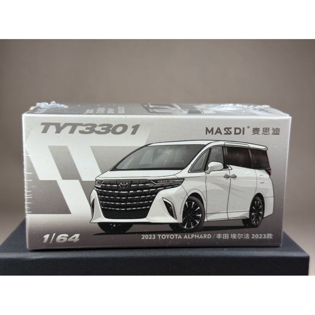 ▫️Toyota Alphard 2023 TYT3301 Scale 1:64 ยี่ห้อ Masdi