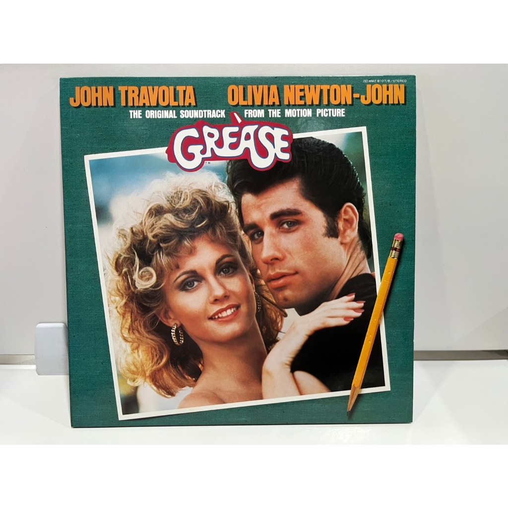 2LP Vinyl Records แผ่นเสียงไวนิล  JOHN TRAVOLTA OLIVIA NEWTON-JOHN GREASE MWZ-8107/8 (J11B26)