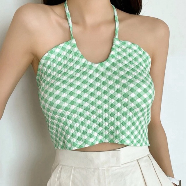 ส่งต่อ dazy เสื้อคล้องคอ เว้าหลัง