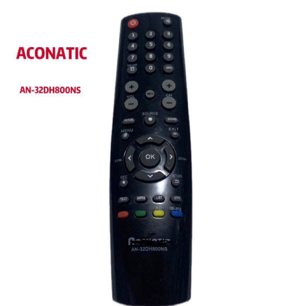 รีโมททีวีใช้สำหรับ Aco——-รุ่น AN-32DH800NS ใส่ถ่านใช้งานได้เลย