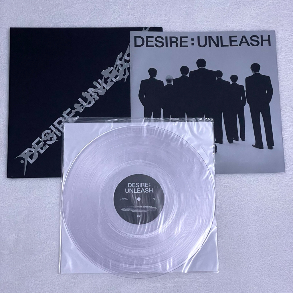 [ENHYPEN] พร้อมส่ง อัลบั้มเปล่า ENHYPEN DESIRE : UNLEASH (Vinyl ver.) ‼️ตัว Sleeve (ซองสีดำ) มีตำหนิ