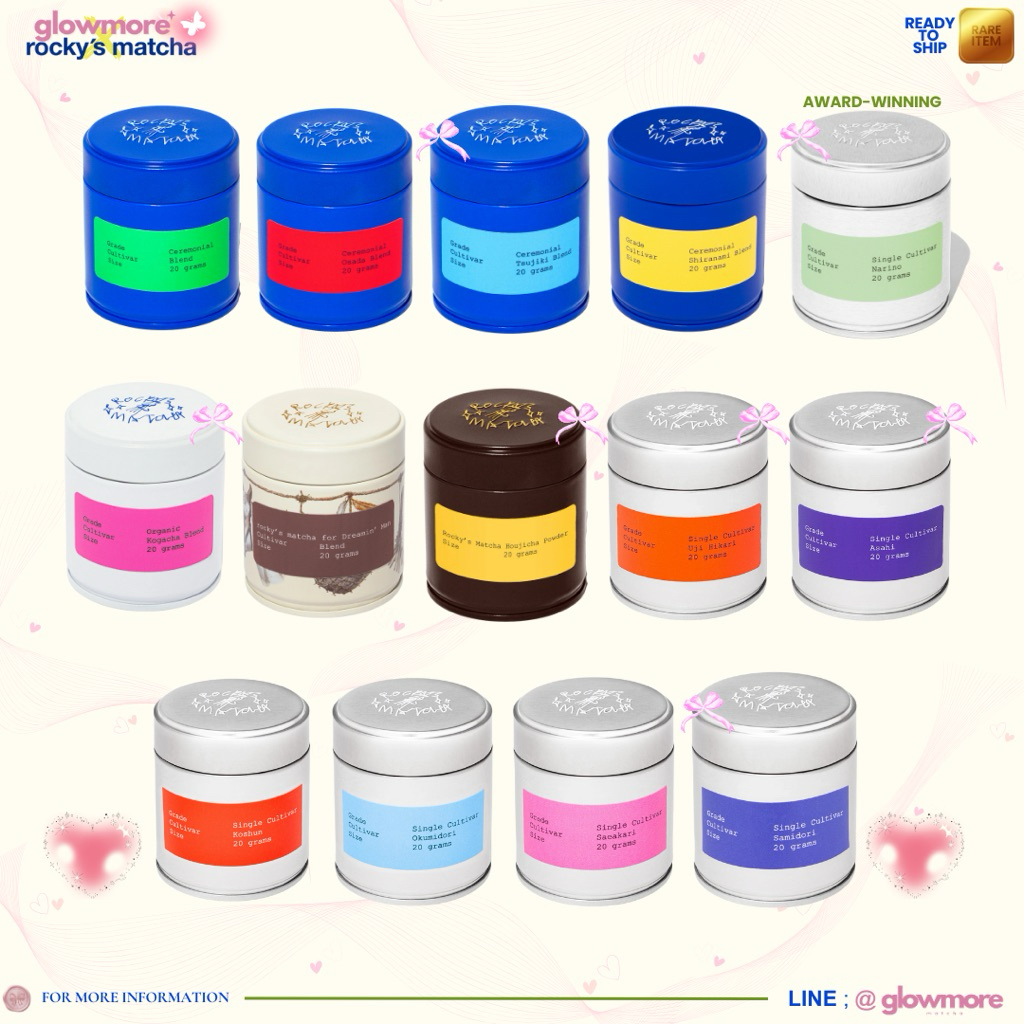 (พร้อมส่ง) Rocky’s Matcha หลายสี❤️‍🔥❤️‍🔥