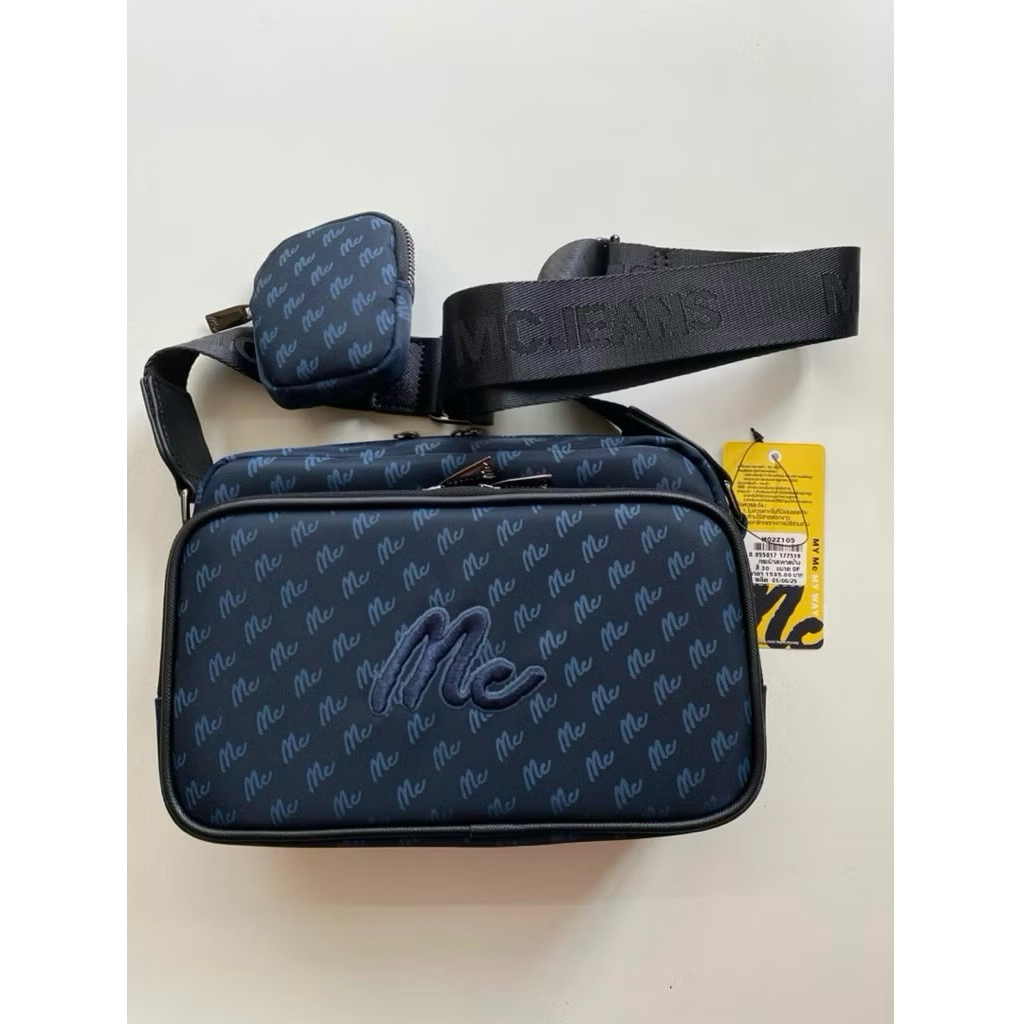 McJeans คอลใหม่ กระเป๋าสะพายอเนกประสงค์ พิมพ์หลายรอบ