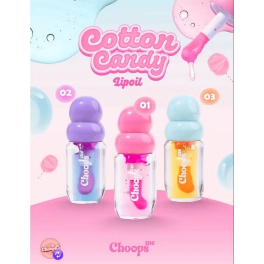 ลิปCHOOPS Cotton candy  น่ารักสดใสใช้ได้ทุกวัน