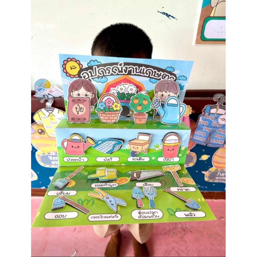 ✅สื่อการสอนโมเดลอุปกรณ์การเกษตร