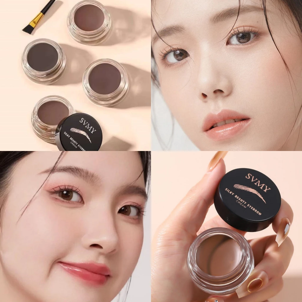 YOTAI เจลเขียนคิ้วตลับ เนื้อครีม เกลี่ยง่าย กันน้ำ ติดทน ขนาด 6 กรัม 4 สี