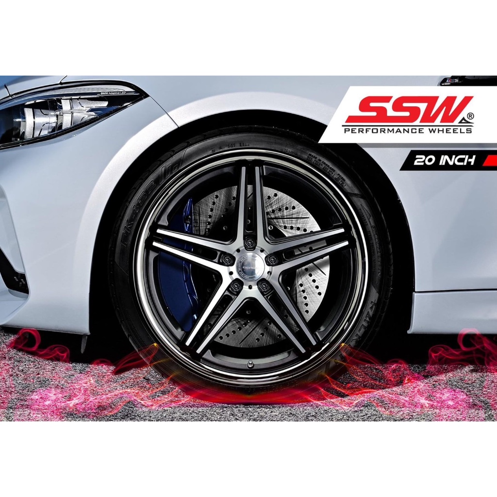 ล้อแม็กซ์ใหม่ขอบ20 Promotion!!!! #SSW #S801 #ล้อแม็กซ์ขอบ20 20x8.5 ET35 5x120 20x10 ET35 5x120