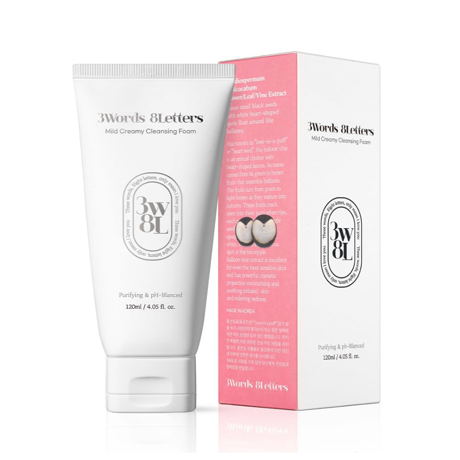 Mild Creamy Cleansing Foam [3words 8letters]