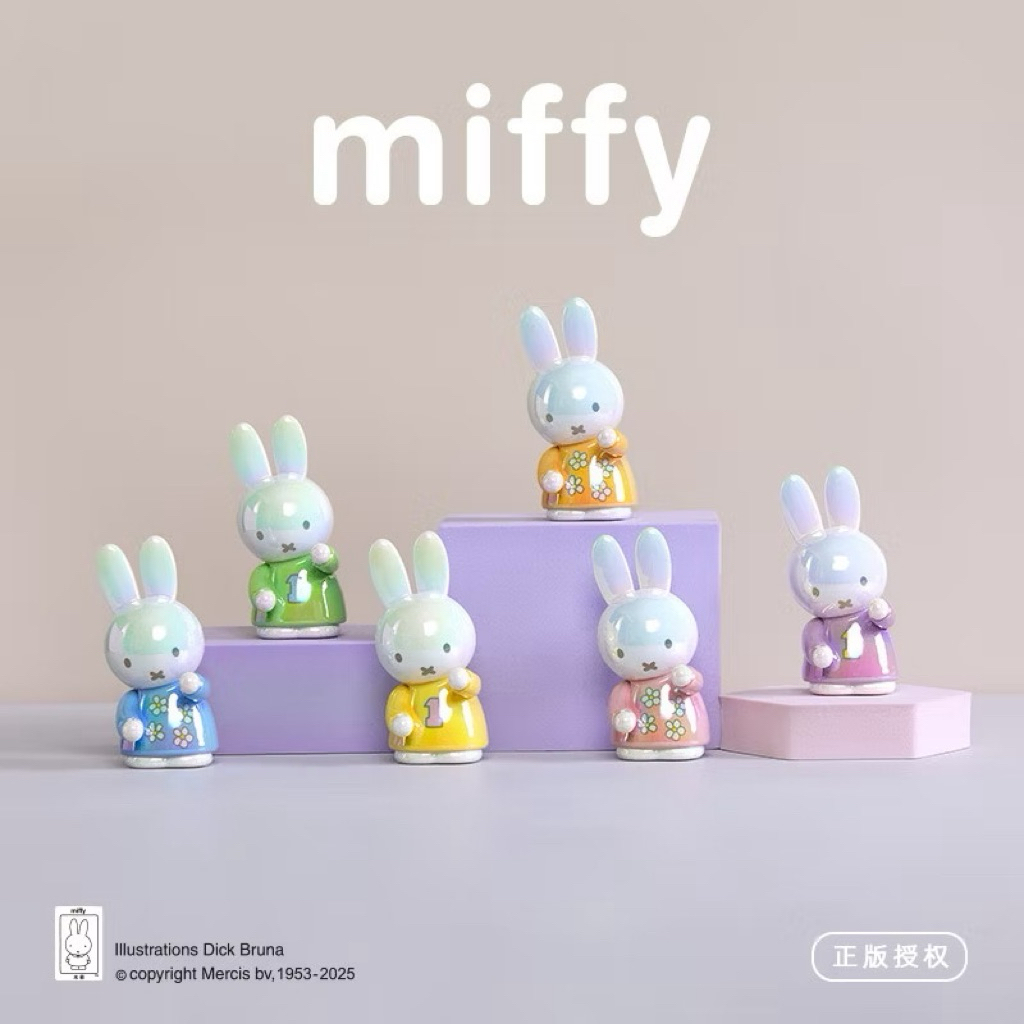 🐰 พร้อมส่ง 🐰 ฟิกเกอร์ Miffy ลิขสิทธิ์แท้ ✨ กล่องจุ่มสุ่มตัว ใช้เป็นที่วางดินสอ ปากกา หรือไม้ตักชา 🖊️