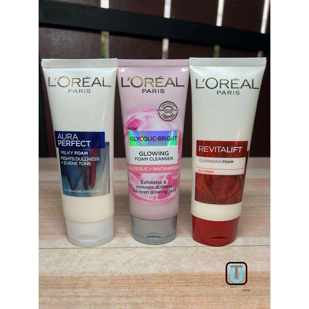 โฟมล้างหน้าลอรีอัล  LOREAL มีให้เลือกหลายสูตร