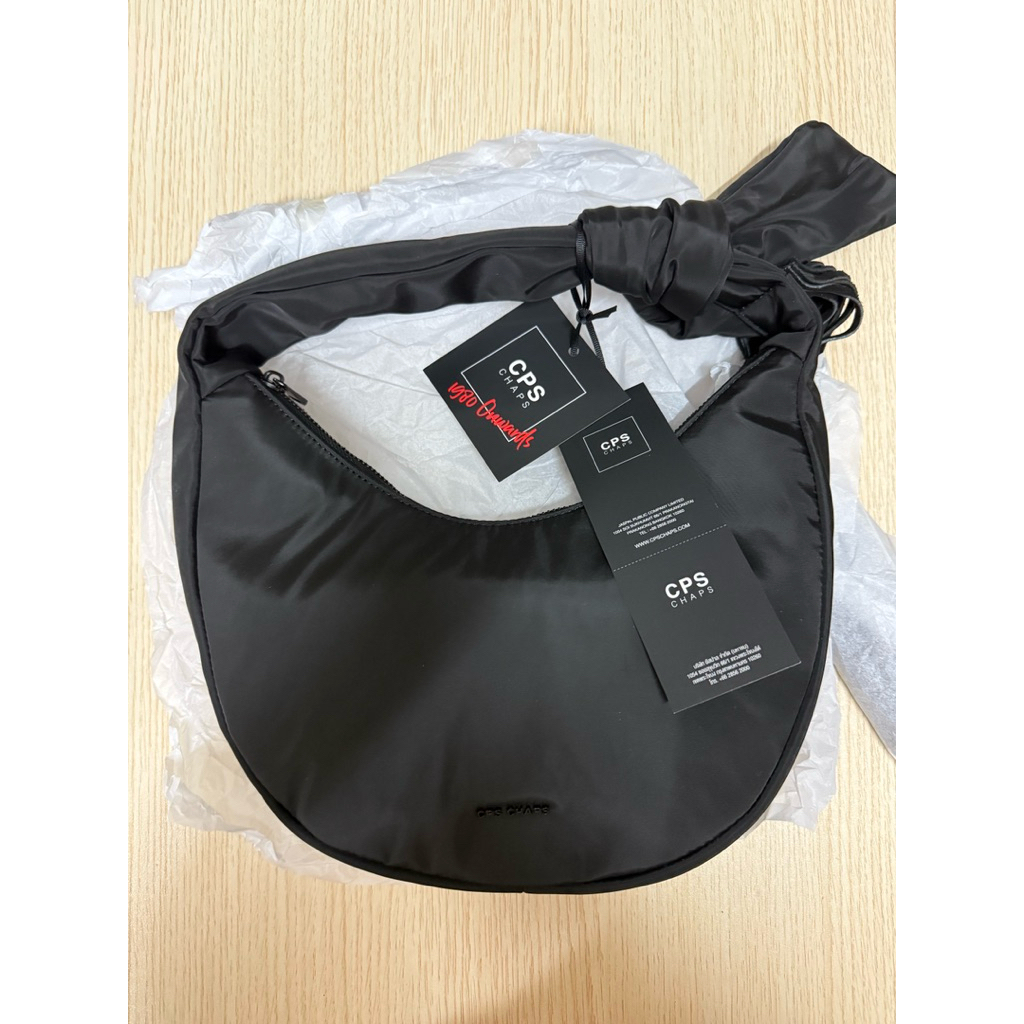 กระเป๋า CPS แท้ Outlet ผ้าไนลอนสีดำ พร้อมพู่ #พร้อมส่ง #CPS