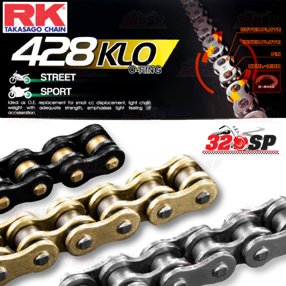 โซ่ RK428 KLO O-ring 132L ของแท้ ส่งไว 320SP
