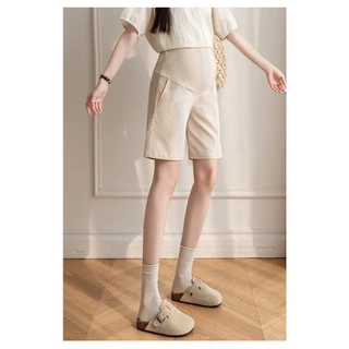 MACHIKO | S19 กางเกงพยุงครรภ์คนท้อง ผ้ายืด หน้าท้องยืดหยุ่นดี มีกระเป๋าแม่ท้อง ใส่สบาย ใส่ได้ยันหลังคลอด