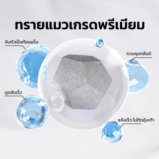 PETLOVE เม็ดดับกลิ่นเบกกิ้งโซดา ดับกลิ่นทรายแมว กำจัดกลิ่นไม่พึงประสงค์ ปลอดภัยต่อสัตว์เลี้ยง