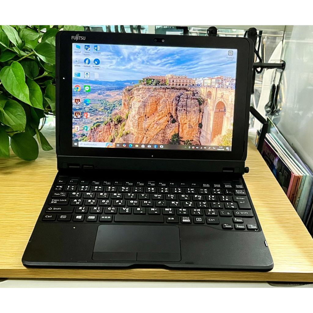 แท็บเล็ต2ni1FUJITSUq509 วินโดร์FUJITSUtab Q509  RAMGB SSD128GB หน้าจอ10.1นิ้ว มีกล้องหน้า กล้องหลัง