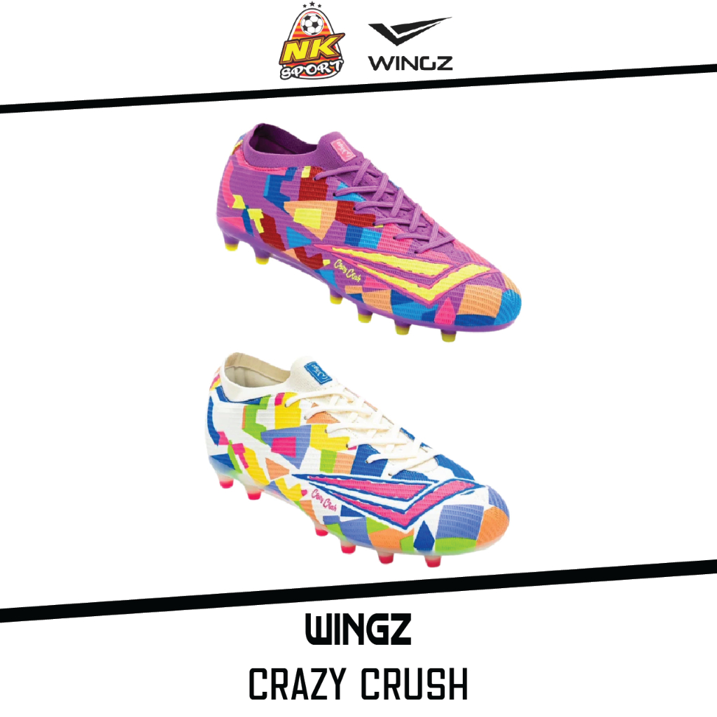 WINGZ รองเท้าสตั๊ดWingz Crazy Crush Knit ตัวท็อป รุ่นใหม่ล่าสุด