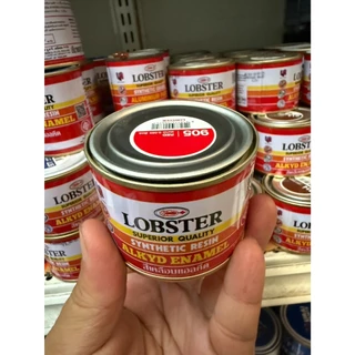 LOBSTER สีน้ำมัน สีเคลือบแอลคีด ขนาด 0.085 ลิตร มีหลายสีให้เลือก ราคาต่อ 1 กระป๋อง สีน้ำมันตรากุ้ง สีน้ำมันกุ้ง