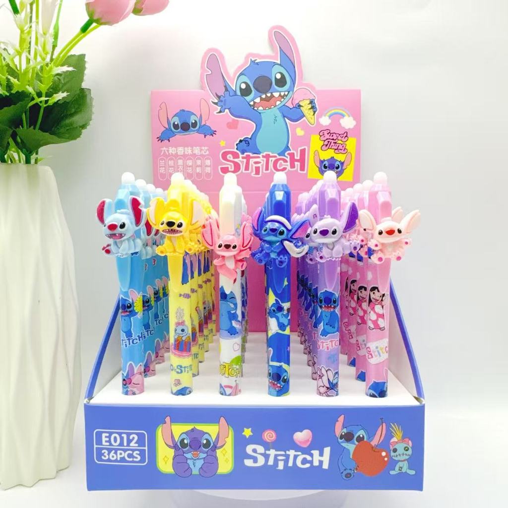 ปากกาลบได้ ยกบ็อก 36 แท่ง สีสวย ลายการ์ตูนชัด ปากกาลบได้ ปากกาคำลบได้ ยางลบในตัว รูปที่ 5