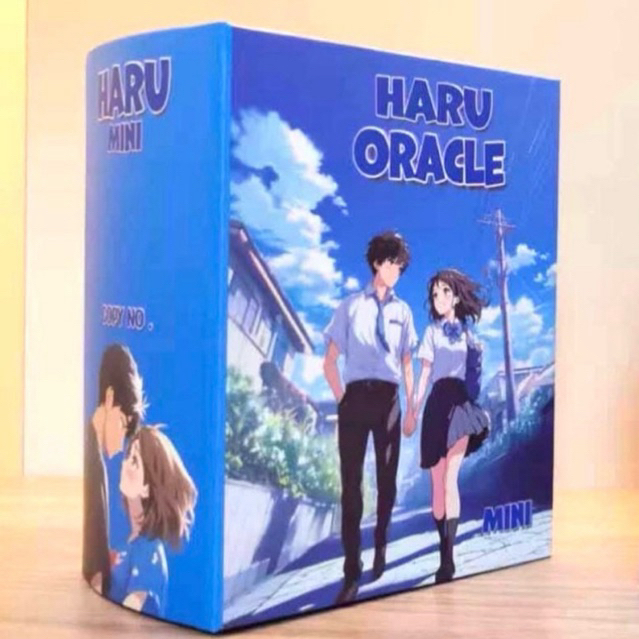 ฮารุกลับมาแล้ว! ไพ่ฮารุมินิ Haru Mini Oracleพร้อมถุงผ้า-ไพ่พยากรณ์101ใบขนาดพอดีมือในกล่องสุดคิวท์ทรงหนังสือ สุ่มเลขสำรับ