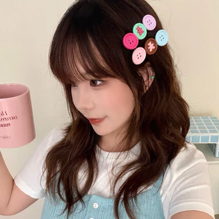 Cute 389 กิ๊บติดผม กิ๊บหนีบผมกระดุมหมี ราคา/1 ชิ้น