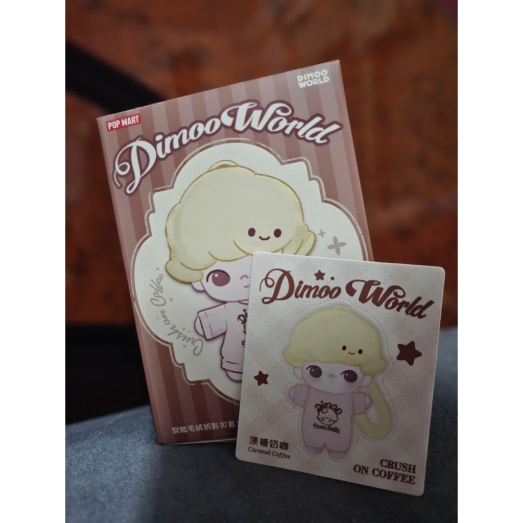 Dimoo world เช็คการ์ด caramel coffee