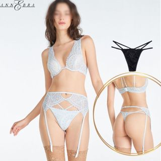 Annebra กางเกงในโชว์ขอบเอว กางเกงในลูกไม้ ทรงตอง ผ้าลูกไม้ยื…