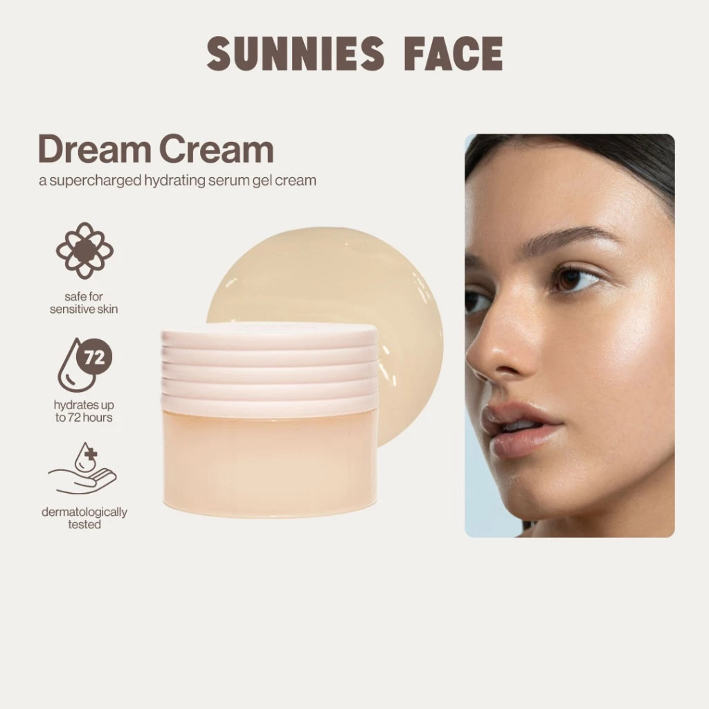Sunnies Face Dream Cream [เจลครีมบำรุงผิวเพิ่มความชุ่มชื้นอย่างล้ำลึก]