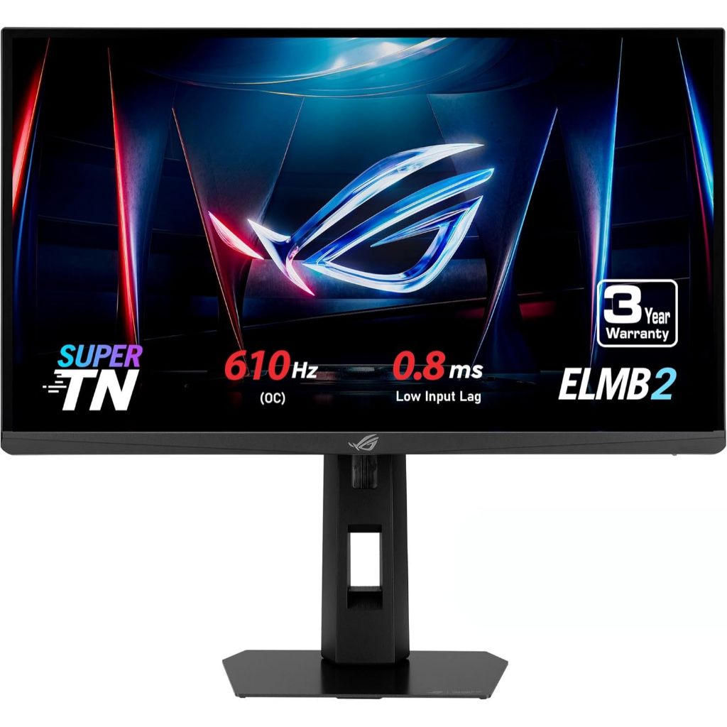 Asus ROG Strix XG248QSG Ace Esports Gaming Monitor 24.1-inch FHD Super TN panel, 610Hz, 0.8ms - 3 Yr